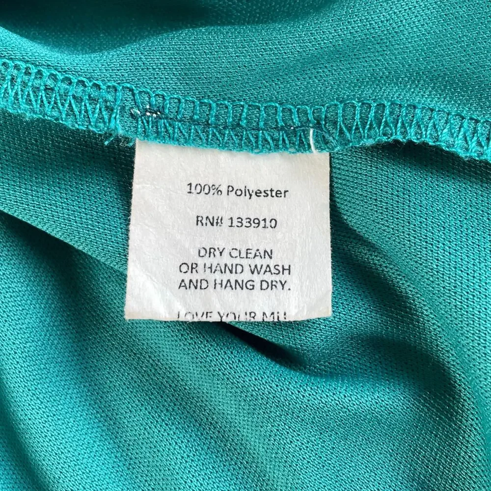 💖5/$25 Show Me Your Mumu Donna Michelle Tunic Green Yellow Lightweight  Large - Picture 8 of 12